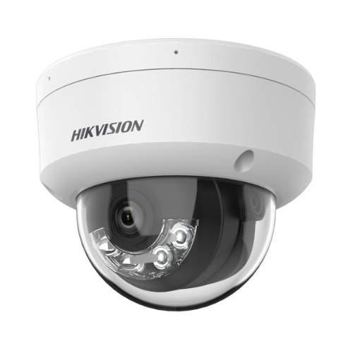 Cámara Domo IP Fija de 6 MP con Luz Híbrida Inteligente